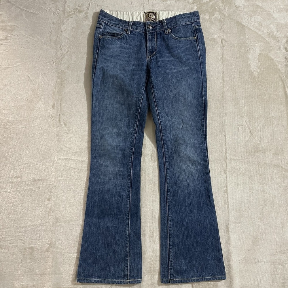 Rich & Skinny Bootcut Jeans Womens 29 Low Rise Y2K Blue‎ Denim Vintage